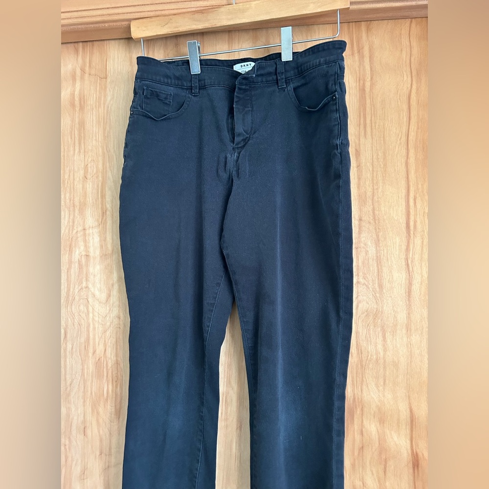 DKNY Black Pant Skinny Cotton Modal 8
